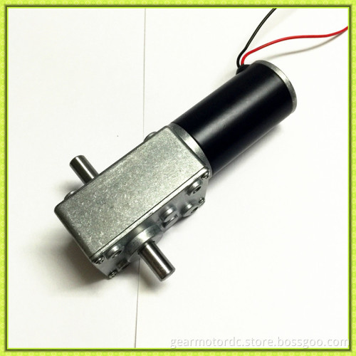 High torque right angle Dual shaft Safe Lock 24 volt dc motor low rpm